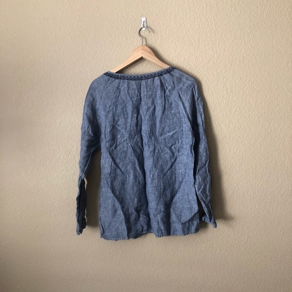 Artisan NY linen tunic top - Picture 4 of 4